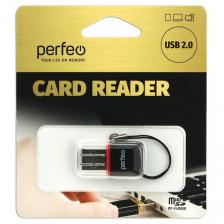 Картридер Perfeo Card Reader Micro SD, (PF-VI-R008), черный Картридер Perfeo Card Reader Micro SD, (PF-VI-R008), черный