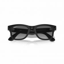 Умные очки Ray-Ban Wayfarer, размер 53-22-155, поляризованные линзы Polar Gradient Graphite, оправа Matte Black Умные очки Ray-Ban Wayfarer, размер 53-22-155, поляризованные линзы Polar Gradient Graphite, оправа Matte Black