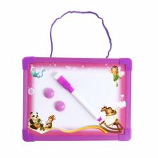 Доска для рисования магнитная с маркером-стиралкой и 2 магнитами, МИКС Доска для рисования магнитная с маркером-стиралкой и 2 магнитами, МИКС