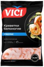 Креветки Vici Премиум 31/40 очищенные варено-мороженые 500г Креветки Vici Премиум 31/40 очищенные варено-мороженые 500г