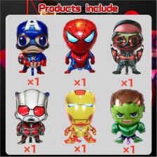 6 шт. фольгированные шары Marvel Супергерои 6 шт. фольгированные шары Marvel Супергерои