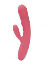 Мощный вибратор-кролик с функцией пенетрации Avery Strawberry Pink Мощный вибратор-кролик с функцией пенетрации Avery Strawberry Pink