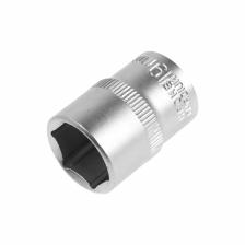 Головка торцевая шестигранная ТУНДРА, под квадрат 1/2", 19 мм, CrV Головка торцевая шестигранная ТУНДРА, под квадрат 1/2", 19 мм, CrV