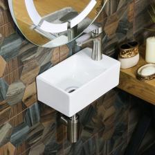 Раковина подвесная настенная MELANA (320349L) прямоугольная, белая Раковина подвесная настенная MELANA (320349L) прямоугольная, белая