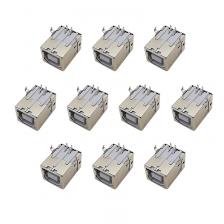 10 шт., коннекторы для принтера, под прямым углом 4 Pin 10 шт., коннекторы для принтера, под прямым углом 4 Pin