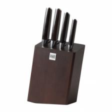 Набор ножей с подставкой Huo Hou Fire Waiting 5 in 1 Steel Knife Set Black Набор ножей с подставкой Huo Hou Fire Waiting 5 in 1 Steel Knife Set Black