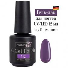 NailsProfi, Гель лак для ногтей, маникюра, педикюра, C-Gel Polish 112 - 12 мл NailsProfi, Гель лак для ногтей, маникюра, педикюра, C-Gel Polish 112 - 12 мл
