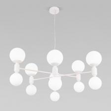 Подвесная люстра Bubble в белом цвете – это выразительное сочетание геометрических форм и лаконичного дизайна. Круглые плафоны белого цвета разных диаметров формируют мягкий равномерный свет. Светильник рассчитан на 12 сменных ламп. Люстра Bubble добавит уникальную атмосферу в интерьер спальни, гостиной или кухни.Высота подвеса регулируется2 цоколя – Е27 для верхних плафонов с диаметром 150мм, G9 – для нижних с диаметром 110мм.Серия Bubble представлена в пяти разных цветах: черный жемчуг , белый, черный , золото, латунь. Подвесная люстра Bubble в белом цвете – это выразительное сочетание геометрических форм и лаконичного дизайна. Круглые плафоны белого цвета разных диаметров формируют мягкий равномерный свет. Светильник рассчитан на 12 сменных ламп. Люстра Bubble добавит уникальную атмосферу в интерьер спальни, гостиной или кухни.Высота подвеса регулируется2 цоколя – Е27 для верхних плафонов с диаметром 150мм, G9 – для нижних с диаметром 110мм.Серия Bubble представлена в пяти разных цветах: черный жемчуг , белый, черный , золото, латунь.