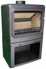 Дровяная печь Firebird Leopard с дровником Дровяная печь Firebird Leopard с дровником