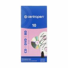 Маркер для CD/DVD Centropen 4616, диаметр узла 1.2 мм, линия 0.6 мм, синий Маркер для CD/DVD Centropen 4616, диаметр узла 1.2 мм, линия 0.6 мм, синий