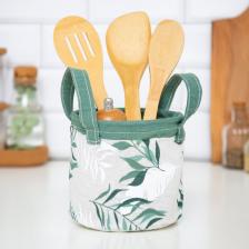 Корзинка текстильная «Этель. Тропики», 12x14 см Корзинка текстильная «Этель. Тропики», 12x14 см