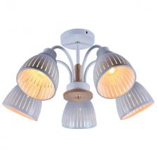 люстра потолочная Jupiter Lighting Helena 5х60Вт Е27 металл дерево люстра потолочная Jupiter Lighting Helena 5х60Вт Е27 металл дерево