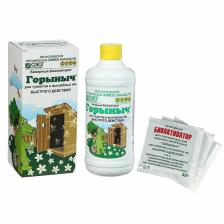 Средство для туалетов и выгребных ям «Горыныч», бинарный, 0.5 л. + 3 пакетика по 30 г Средство для туалетов и выгребных ям «Горыныч», бинарный, 0.5 л. + 3 пакетика по 30 г