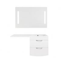 Style Line Комплект мебели Жасмин-2 120 R Люкс Plus белый Style Line Комплект мебели Жасмин-2 120 R Люкс Plus белый
