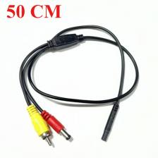 Кабель 4PIN на RCA + DC 50 см Кабель 4PIN на RCA + DC 50 см