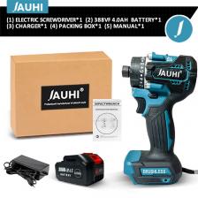 Бесщёточный аккумуляторный шуруповерт JAUHI 280 Нм 20+1 для аккумулятора Makita Бесщёточный аккумуляторный шуруповерт JAUHI 280 Нм 20+1 для аккумулятора Makita