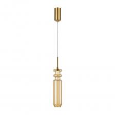 Светильник светодиодный подвесной Arte Lamp Crystal 3000К 8 Вт 3 кв.м латунь IP20 (A2942SP-1PB) Светильник светодиодный подвесной Arte Lamp Crystal 3000К 8 Вт 3 кв.м латунь IP20 (A2942SP-1PB)