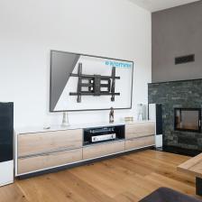 Кронштейн для телевизора Kromax GALACTIC-57 черный 32"-75" макс.60кг настенный поворотно-выдвижной и наклонный Кронштейн для телевизора Kromax GALACTIC-57 черный 32"-75" макс.60кг настенный поворотно-выдвижной и наклонный
