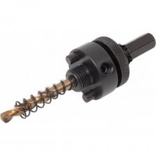 Быстросъемная державка для коронок Державка быстросъёмная с пружиной и центрирующим сверлом для коронок 32-68 мм HARDEN 610536 Быстросъемная державка для коронок Державка быстросъёмная с пружиной и центрирующим сверлом для коронок 32-68 мм HARDEN 610536