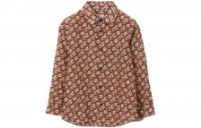 Рубашка детская Burberry с узором, оранжевый / красный Рубашка детская Burberry с узором, оранжевый / красный