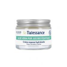 Шелковистый увлажняющий крем Aloe Vera Pure Organic Juice 50 Natessance Шелковистый увлажняющий крем Aloe Vera Pure Organic Juice 50 Natessance