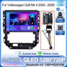 Android 15 для Volkswagen Golf Mk 4 2004-2008, автомобильный радиоприемник, мультимедийный видеоплеер, навигация, GPS, Wi-Fi, Android Auto, без 2 Din 4G Android 15 для Volkswagen Golf Mk 4 2004-2008, автомобильный радиоприемник, мультимедийный видеоплеер, навигация, GPS, Wi-Fi, Android Auto, без 2 Din 4G
