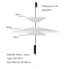 Подвесной светильник LNLZ металл+акрил Подвесной светильник LNLZ металл+акрил