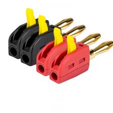 Разъём «банан» 4 мм позолоченный 32А Разъём «банан» 4 мм позолоченный 32А