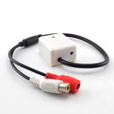 Микрофон Звуковой Монитор Аудио Пикап мониторинг звука безопасности DC 9V-12V RCA разъем адаптер для камеры видеонаблюдения системы безопасности D5 Микрофон Звуковой Монитор Аудио Пикап мониторинг звука безопасности DC 9V-12V RCA разъем адаптер для камеры видеонаблюдения системы безопасности D5