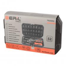 Набор ручных инструментов и метрических головок с присоединительным квадратом 1/4 Торцевые головки и инструмент изготовлены из CR-V стали, закалены до твёрдости 39HRC, Вставки-биты изакалены до твёрдости 45-50HRC, Инструмент защищён от коррозии матовым хромированием, Упаковка - пластиковый кейс. Инструмент с присоединительным квадратом 1/4 (6,3 мм). Набор ручных инструментов и метрических головок с присоединительным квадратом 1/4 Торцевые головки и инструмент изготовлены из CR-V стали, закалены до твёрдости 39HRC, Вставки-биты изакалены до твёрдости 45-50HRC, Инструмент защищён от коррозии матовым хромированием, Упаковка - пластиковый кейс. Инструмент с присоединительным квадратом 1/4 (6,3 мм).