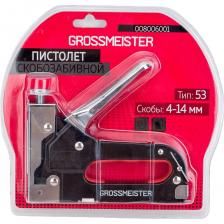 Скобозабивной пистолет GROSSMEISTER №53, 4-14 мм 008006001 Скобозабивной пистолет GROSSMEISTER №53, 4-14 мм 008006001