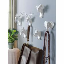 Декор настенный с вешалкой TAKE IT EASY «Слон», панно, 11x10.5 см, белый Декор настенный с вешалкой TAKE IT EASY «Слон», панно, 11x10.5 см, белый