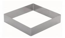 Форма для торта Luxstahl квадрат 20см h=5см нерж. Форма для торта Luxstahl квадрат 20см h=5см нерж.