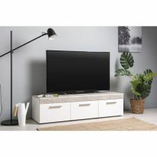 Тумба под ТВ «Петра 13.281», 1384x406x366 мм, цвет белый шагрень / милк софт МДФ Тумба под ТВ «Петра 13.281», 1384x406x366 мм, цвет белый шагрень / милк софт МДФ