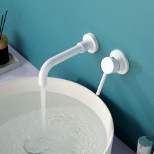 Бакала смеситель для раковины Смеситель для ванной комнаты кран для раковины настенный латунный матовый черный с одной ручкой горячей и холодной воды Бакала смеситель для раковины Смеситель для ванной комнаты кран для раковины настенный латунный матовый черный с одной ручкой горячей и холодной воды