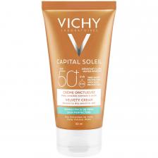 Vichy Capital Soleil бархатный крем для лица с фильтром SPF50+, 50 мл Vichy Capital Soleil бархатный крем для лица с фильтром SPF50+, 50 мл