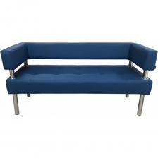 Трехместный диван Диван Мягкий офис Сатурн трехместный синий СТР301СН Трехместный диван Диван Мягкий офис Сатурн трехместный синий СТР301СН