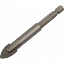 Сверло по кафелю и стеклу 12x85 мм, шестигранный U-хвостовик под биту КУРС 35467 Сверло по кафелю и стеклу 12x85 мм, шестигранный U-хвостовик под биту КУРС 35467