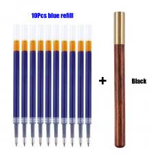 WZWCFO Винтажные деревянные шариковые ручки 1+10 шт. WZWCFO Винтажные деревянные шариковые ручки 1+10 шт.