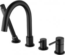 Смеситель на борт ванны AQUATEK Европа AQ1348MB матовый черный Смеситель на борт ванны AQUATEK Европа AQ1348MB матовый черный