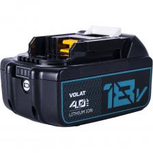 Аккумулятор бренда Volat для инструментов Makita 18V — мощность и выносливость для профессиональной работы Мощный источник энергии для вашего инструмента. Увеличенная ёмкость 4000 мАч обеспечивает максимальное время работы без подзарядки, а современная Li-ion технология гарантирует стабильную производительность даже при интенсивных нагрузках. Ключевые преимущества: Увеличенное время работы — до 50% больше циклов без подзарядки Стабильная мощность на протяжении всего времени использования Защита от переразряда и продленный срок службы Универсальная совместимость с инструментами Makita на 18 В Совместимость: Подходит для моделей дрелей, шуруповертов Makita: BBO180, BBO180Z, BCF201, BCF201Z, BCL180, BCL180F, BCL180W, BCL180Z, BCL180ZW, BCL182, BCL182Z, BCS550, BCS550F, BCS550RFE, BCS550Z, BDA350, BDA350F, BDA350RFE, BDA350Z, BDA351, BDA351RFE, BDA351Z, BDF450, BDF451, BDF451RFE, BDF451Z, BDF452, BDF452RFE, BDF452RHE, BDF452SHE, BDF452Z, BDF453RHE, BDF453SHE, BDF453Z, BDF454F, BDF454RFE, BDF454Z, BDF456RFE, BDF456Z, BDF458, BFR550, BFR550F, BFR550L и др. Совместимые партномера: 194205-3, BL1830, BL1835, LXT400, 194204-5, 194309-1, BL1815, BL1840, XRU02Z, BL1850, BL1860, BL1860B, BL1850B, BL1840B, 197422-4, 197265-4, 197265-04, 194230-4, BL1820, BL1845, BL1830B, BL1890, BL1890B, 197280-8. Профессиональное решение для тех, кто работает без компромиссов — максимальная производительность и надёжность в каждой детали. Аккумулятор бренда Volat для инструментов Makita 18V — мощность и выносливость для профессиональной работы Мощный источник энергии для вашего инструмента. Увеличенная ёмкость 4000 мАч обеспечивает максимальное время работы без подзарядки, а современная Li-ion технология гарантирует стабильную производительность даже при интенсивных нагрузках. Ключевые преимущества: Увеличенное время работы — до 50% больше циклов без подзарядки Стабильная мощность на протяжении всего времени использования Защита от переразряда и продленный срок службы Универсальная совместимость с инструментами Makita на 18 В Совместимость: Подходит для моделей дрелей, шуруповертов Makita: BBO180, BBO180Z, BCF201, BCF201Z, BCL180, BCL180F, BCL180W, BCL180Z, BCL180ZW, BCL182, BCL182Z, BCS550, BCS550F, BCS550RFE, BCS550Z, BDA350, BDA350F, BDA350RFE, BDA350Z, BDA351, BDA351RFE, BDA351Z, BDF450, BDF451, BDF451RFE, BDF451Z, BDF452, BDF452RFE, BDF452RHE, BDF452SHE, BDF452Z, BDF453RHE, BDF453SHE, BDF453Z, BDF454F, BDF454RFE, BDF454Z, BDF456RFE, BDF456Z, BDF458, BFR550, BFR550F, BFR550L и др. Совместимые партномера: 194205-3, BL1830, BL1835, LXT400, 194204-5, 194309-1, BL1815, BL1840, XRU02Z, BL1850, BL1860, BL1860B, BL1850B, BL1840B, 197422-4, 197265-4, 197265-04, 194230-4, BL1820, BL1845, BL1830B, BL1890, BL1890B, 197280-8. Профессиональное решение для тех, кто работает без компромиссов — максимальная производительность и надёжность в каждой детали.