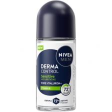 Мужской дезодорант-ролик Derma Control Sensitive 50 мл Nivea Мужской дезодорант-ролик Derma Control Sensitive 50 мл Nivea
