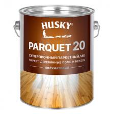 лак уретано-алкидный паркетный HUSKY PARQUET 20 2,7л полуматовый, арт.30154 лак уретано-алкидный паркетный HUSKY PARQUET 20 2,7л полуматовый, арт.30154