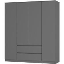 Шкаф БТС для одежды и белья Симпл ШК-13, графит Шкаф БТС для одежды и белья Симпл ШК-13, графит
