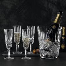 Набор для шампанского Nachtmann Noblesse: ведро для льда, бокалы для шампанского 155мл 4шт Набор для шампанского Nachtmann Noblesse: ведро для льда, бокалы для шампанского 155мл 4шт
