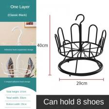 Бытовая многофункциональная вращающаяся сушилка для обуви, многоуровневая напольная сушилка для обуви, уличная железная сушилка с крючком для обуви Бытовая многофункциональная вращающаяся сушилка для обуви, многоуровневая напольная сушилка для обуви, уличная железная сушилка с крючком для обуви