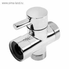 Дивертор ZEIN Z742, для смесителя, корпус цинк, с круглой гайкой, цвет хром Дивертор ZEIN Z742, для смесителя, корпус цинк, с круглой гайкой, цвет хром