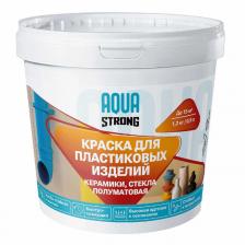 краска в/д AQUASTRONG для пластика, керамики, стекла полуматовая 1,2 кг белая, арт.4607130866566 краска в/д AQUASTRONG для пластика, керамики, стекла полуматовая 1,2 кг белая, арт.4607130866566