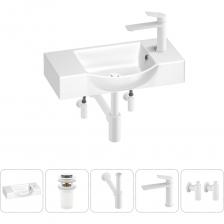 КЕРАМИЧЕСКАЯ РАКОВИНА Конструкция имеет эргономичное боковое отверстие для монтажа смесителя, удобна для мытья рук и гигиенических процедур. Свободное место в зоне крыла позволяет разместить мыльницу или стакан с зубными щетками. ДОННЫЙ КЛАПАН CLICK-CLACK Донный клапан из высококачественной латуни отличается прочностью, устойчив к коррозии и повреждениям. Заглушка клапана служит барьером от попадания мелких предметов в сливное отверстие раковины, а удобная разборная конструкция позволяет прочищать механизм от возможных загрязнений за считанные минуты. МЕТАЛЛИЧЕСКИЙ СИФОН Латунный сифон Drainage System обладает высокой устойчивостью к перепадам температур и давления. Декоративное покрытие не подвержено выцветанию и воздействию коррозии. Регулировка длины патрубка способствует беспроблемной установке при нестандартном расположении коммуникаций. ЛАТУННЫЙ СМЕСИТЕЛЬ И ВЕНТИЛИ ДЛЯ РАКОВИНЫ Литой корпус смесителя из латуни выдерживает перепады давления и противостоит гидроударам. Регулируемый аэратор Neoperl с технологией AIRflow? позволяет скорректировать направление потока. Прочные гибкие шланги из каучука в металлической оплетке и качественная опрессовка INNOpex обеспечивают герметичность соединений. Латунные вентили не подвержены износу и устойчивы к температурным нагрузкам. Бесшовный корпус и прочное резьбовое соединение гарантируют полную герметичность подключения. Запуск и перекрытие воды осуществляются всего лишь в четверть оборота. КЕРАМИЧЕСКАЯ РАКОВИНА Конструкция имеет эргономичное боковое отверстие для монтажа смесителя, удобна для мытья рук и гигиенических процедур. Свободное место в зоне крыла позволяет разместить мыльницу или стакан с зубными щетками. ДОННЫЙ КЛАПАН CLICK-CLACK Донный клапан из высококачественной латуни отличается прочностью, устойчив к коррозии и повреждениям. Заглушка клапана служит барьером от попадания мелких предметов в сливное отверстие раковины, а удобная разборная конструкция позволяет прочищать механизм от возможных загрязнений за считанные минуты. МЕТАЛЛИЧЕСКИЙ СИФОН Латунный сифон Drainage System обладает высокой устойчивостью к перепадам температур и давления. Декоративное покрытие не подвержено выцветанию и воздействию коррозии. Регулировка длины патрубка способствует беспроблемной установке при нестандартном расположении коммуникаций. ЛАТУННЫЙ СМЕСИТЕЛЬ И ВЕНТИЛИ ДЛЯ РАКОВИНЫ Литой корпус смесителя из латуни выдерживает перепады давления и противостоит гидроударам. Регулируемый аэратор Neoperl с технологией AIRflow? позволяет скорректировать направление потока. Прочные гибкие шланги из каучука в металлической оплетке и качественная опрессовка INNOpex обеспечивают герметичность соединений. Латунные вентили не подвержены износу и устойчивы к температурным нагрузкам. Бесшовный корпус и прочное резьбовое соединение гарантируют полную герметичность подключения. Запуск и перекрытие воды осуществляются всего лишь в четверть оборота.