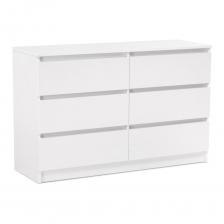 Комод Woodville мадера к6м белый 497489 Комод Woodville мадера к6м белый 497489